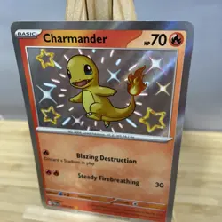 Charmander 109/091 Paldean Fates 2024 SHINY Rare Pokemon Card TCG NM 🔥🔥🔥 - Image 3
