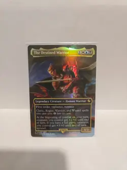 The Destined Warrior (Borderless) Commander: Final Fantasy Foil Near Mint - Image 1