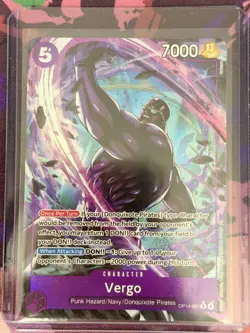 Vergo OP14-061 Alternate Art Foil | One Piece TCG The Azure Sea’s Seven NM - Image 1
