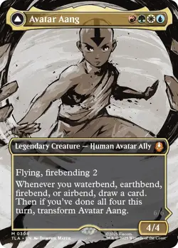 Avatar Aang (Borderless) [Avatar: The Last Airbender] Foil Near Mint - Image 1