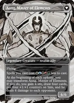 Avatar Aang (Borderless) [Avatar: The Last Airbender] Foil Near Mint - Image 2