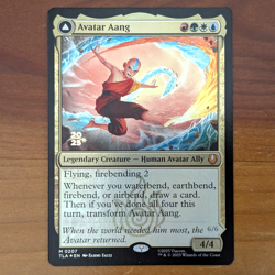Avatar Aang / Aang, Master of Elements - Prerelease Foil Promo - Avatar TLA MTG - Image 1
