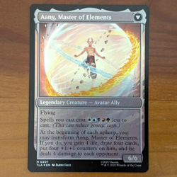 Avatar Aang / Aang, Master of Elements - Prerelease Foil Promo - Avatar TLA MTG - Image 2