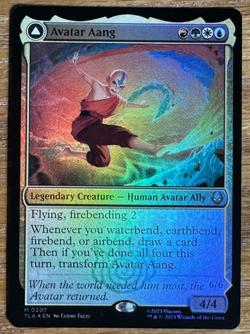 MTG Avatar: The Last Airbender, Avatar Aang / Aang, Master of Elements - Foil - Image 1