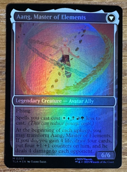 MTG Avatar: The Last Airbender, Avatar Aang / Aang, Master of Elements - Foil - Image 2