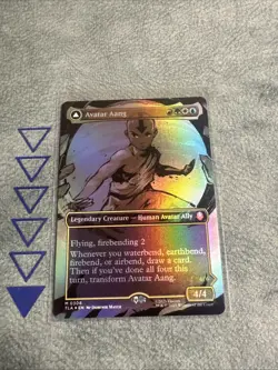 Avatar Aang/Aang, Master of Elements (Borderless) MTG Mythic Foil - Image 2
