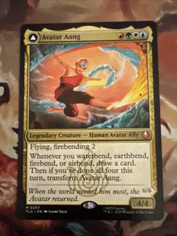 MTG Avatar Aang Aang Master of Elements [NON-FOIL] - [NM] ATLA Mythic - Image 1