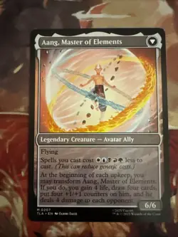 MTG Avatar Aang Aang Master of Elements [NON-FOIL] - [NM] ATLA Mythic - Image 2