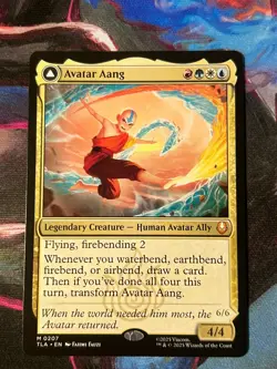 Avatar Aang Aang, Master of Elements 207 Non-Foil MTG TLA Magic - Image 1
