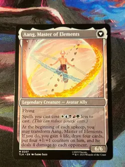 Avatar Aang Aang, Master of Elements 207 Non-Foil MTG TLA Magic - Image 2