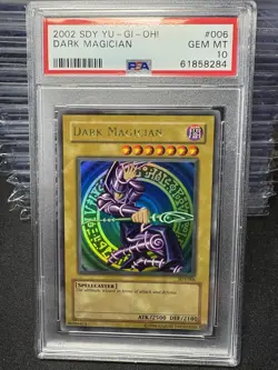 PSA 10 Dark Magician SDY-006 Yu-Gi-Oh! Starter Deck Yugi Ultra Rare 2002 - Image 1