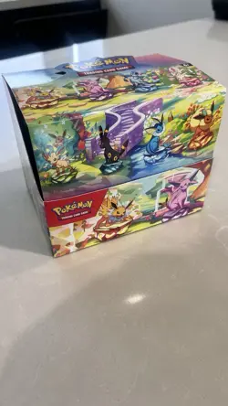 Full Set 8 EMPTY Pokemon PRISMATIC EVOLUTIONS Mini Tins & Eevee Coins (NO PACKS) - Image 3