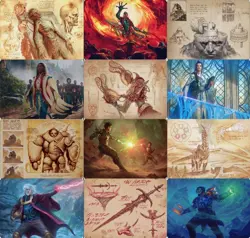 MTG The Brothers' War Art Series NON-SIGNATURE Cards - CHOOSE YOUR STYLE - Image 1