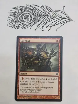 Gut Shot New Phyrexia Regular Non Foil Mtg Magic The Gathering - Image 1