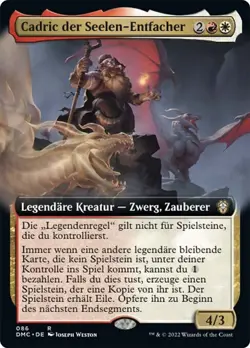 Cadric, Soul Kindler (Extended Art) Commander DMC -NM - Non Foil - MTG - Image 1