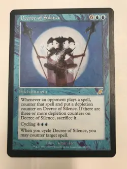 Decree of Silence Scourge MTG NM Near Mint - Image 1