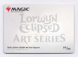 Stoic Grove-Guide Art Card 25/54 MTG Art Series: Lorwyn Eclipsed (ASECL) - Image 2