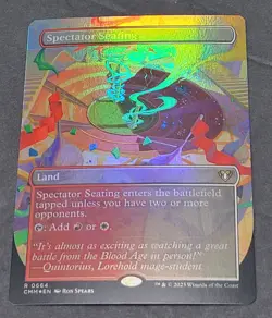 Spectator Seating Borderless Foil Commander Masters MTG - Image 2