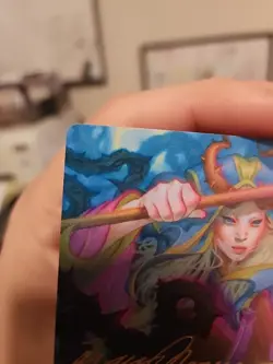 Stoic Grove-Guide 25/54 MTG Lorwyn Eclipsed Art Series Gold Signature Card - Image 4