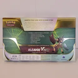 Pokemon TCG Kleavor VSTAR Premium Collection With Pin 6X Booster Packs Sealed - Image 3