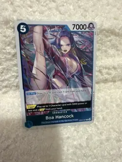 One Piece CCG Boa Hancock OP14-027 Rare Foil Holo Card TCG English - Image 1