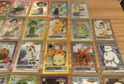 Digimon Prism Card Lot 32 Cards Original Anime Characters Holo Collection - Image 5