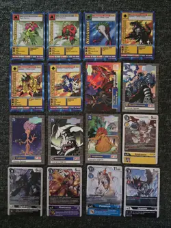 175 Card Modern & Vintage Digimon CCG Collection Lot BT ST BO EX W/Holos & Rares - Image 3