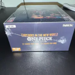 ONE PIECE EMPERORS IN THE NEW WORLD ENGLISH BOOSTER BOX OP-09 Mint New Sealed - Image 3