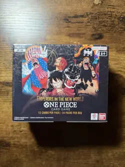 ONE PIECE EMPERORS IN THE NEW WORLD ENGLISH BOOSTER BOX OP-09 Mint New Sealed - Image 1