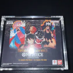 ONE PIECE EMPERORS IN THE NEW WORLD ENGLISH BOOSTER BOX OP-09 Mint New Sealed - Image 1