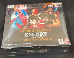 ONE PIECE EMPERORS IN THE NEW WORLD ENGLISH BOOSTER BOX OP-09 Mint New Sealed - Image 1