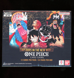 ONE PIECE EMPERORS IN THE NEW WORLD ENGLISH BOOSTER BOX OP-09 Mint New Sealed - Image 1