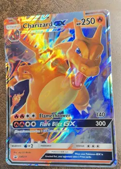Charizard GX SM211 Black Star Promo Jumbo Holo Pokemon Card - Image 1