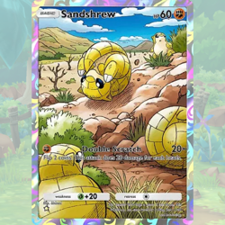 Pokemon TCG Pocket Fantastical Parade Sandshrew 1 star - Image 1