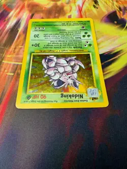 Nidoking 11/102 MP-LP Holo Rare Base Set 1999 Pokemon TCG - Image 3
