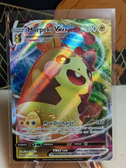Pokemon TCG: Morpeko VMAX 080/202 Sword & Shield Base Set - Full Ultra Rare - NM - Image 1