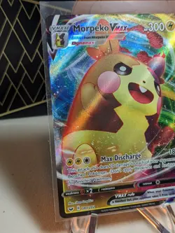 Pokemon TCG: Morpeko VMAX 080/202 Sword & Shield Base Set - Full Ultra Rare - NM - Image 3