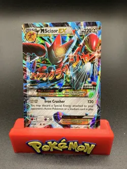 Pokemon Card TCG M Scizor EX 77/122 Breakpoint Ultra Rare Holo Rare 2016 NM - Image 1