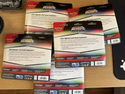 🔥Lot of 5 Pokemon TCG Prismatic Evolutions Tech Sticker Collection New Sealed🔥 - Image 2