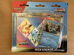 🔥Lot of 5 Pokemon TCG Prismatic Evolutions Tech Sticker Collection New Sealed🔥 - Image 3