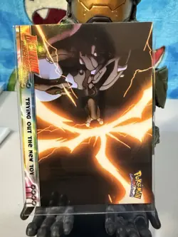 NM Pokemon TOPPS Mewtwo Strikes Back Movie Non Holo Trying Out The New Toy #7 - Image 1