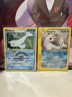 LOT 2: Dewgong 7/144 Skyridge Reverse Holo Rare, Dewgong 3/112 Reverse Pokemon - Image 1