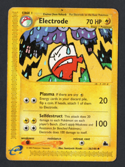 Pokemon TCG Non-Holo Skyridge Vintage Card Lot ENGLISH, HP - Electrode, Ledyba - Image 2