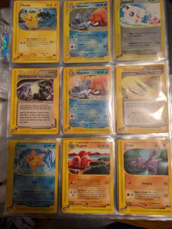 Pokemon Skyridge Aquapolis Expedition Lot Crystal Kingdra Holo Charizard Rare - Image 3