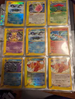 Pokemon Skyridge Aquapolis Expedition Lot Crystal Kingdra Holo Charizard Rare - Image 4
