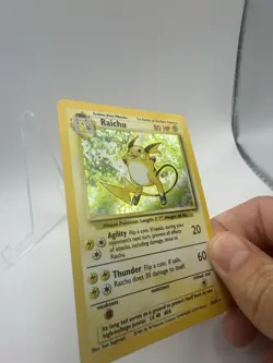 Pokemon TCG - Raichu 14/102 Base Set Holo Rare WOTC 1999 Vintage WoTC - Image 5