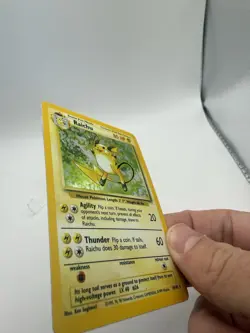 Pokemon TCG - Raichu 14/102 Base Set Holo Rare WOTC 1999 Vintage WoTC - Image 4