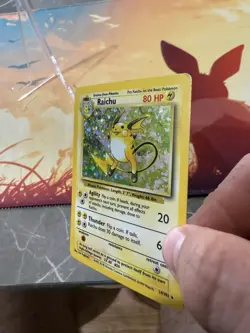 Pokemon TCG - Raichu 14/102 Base Set Holo Rare WOTC 1999 Vintage WoTC - Image 4