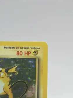 Pokemon TCG - Raichu 14/102 Base Set Holo Rare WOTC 1999 Vintage WoTC LP - Image 2