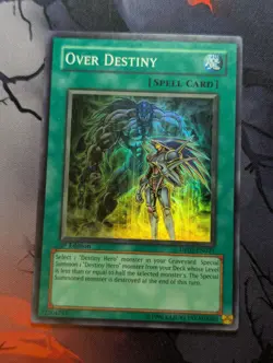 Over Destiny - DP05-EN021 - Super Rare 1st Edition Yugioh - Image 1